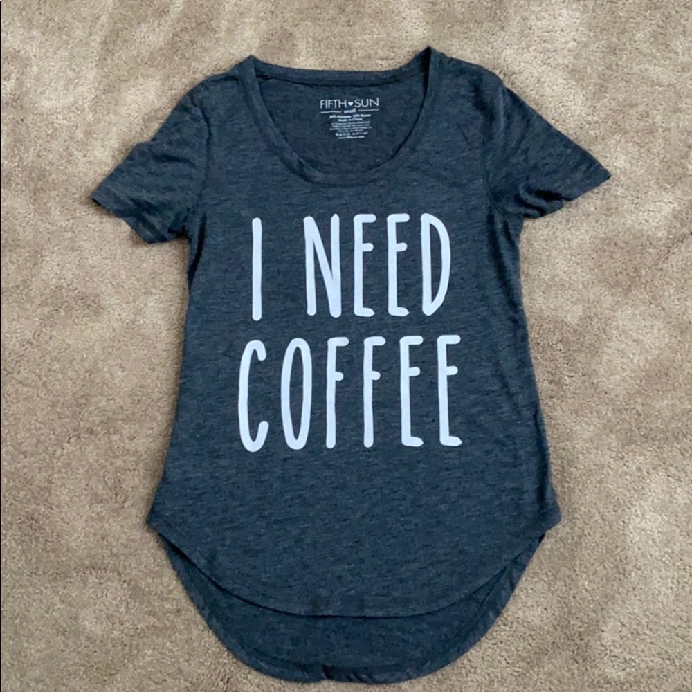 I Need Coffee short sleeved T-shirt